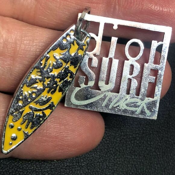 3107 Christian Dior by John Galliano 'Dior Surf Chick' Silver pendant - Picture 1 of 2